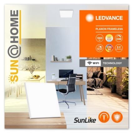 Ledvance - LED loftlampe dæmpbar SUN@HOME LED/20W/230V 2200-5000K CRI 95 Wi-Fi