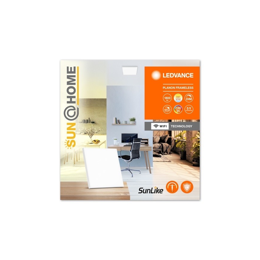Ledvance - LED loftlampe dæmpbar SUN@HOME LED/20W/230V 2200-5000K CRI 95 Wi-Fi