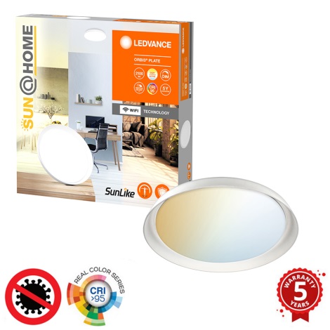 Ledvance - LED loftlampe dæmpbar SUN@HOME ORBIS LED/26W/230V 2200-5000K CRI 95 Wi-Fi