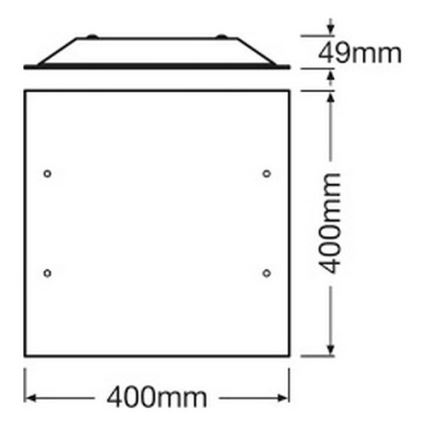 Ledvance - LED loftlampe LUNIVE LED/24W/230V