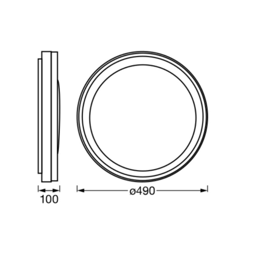 Ledvance - LED loftlampe m. RGBW-farver dæmpbar SMART+ MAGIC LED/38W/230V 2700-6500K Wi-Fi