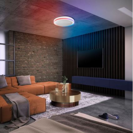 Ledvance - LED loftlampe m. RGBW-farver dæmpbar SMART+ MAGIC LED/38W/230V  2700-6500K Wi-Fi