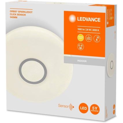 Ledvance - LED loftlampe med en sensor SPARKLEDOT LED/24W/230V