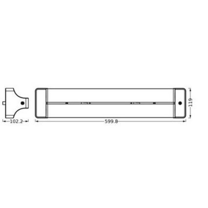 Ledvance - LED loftlampe OFFICE LINE LED/24W/230V 60 cm