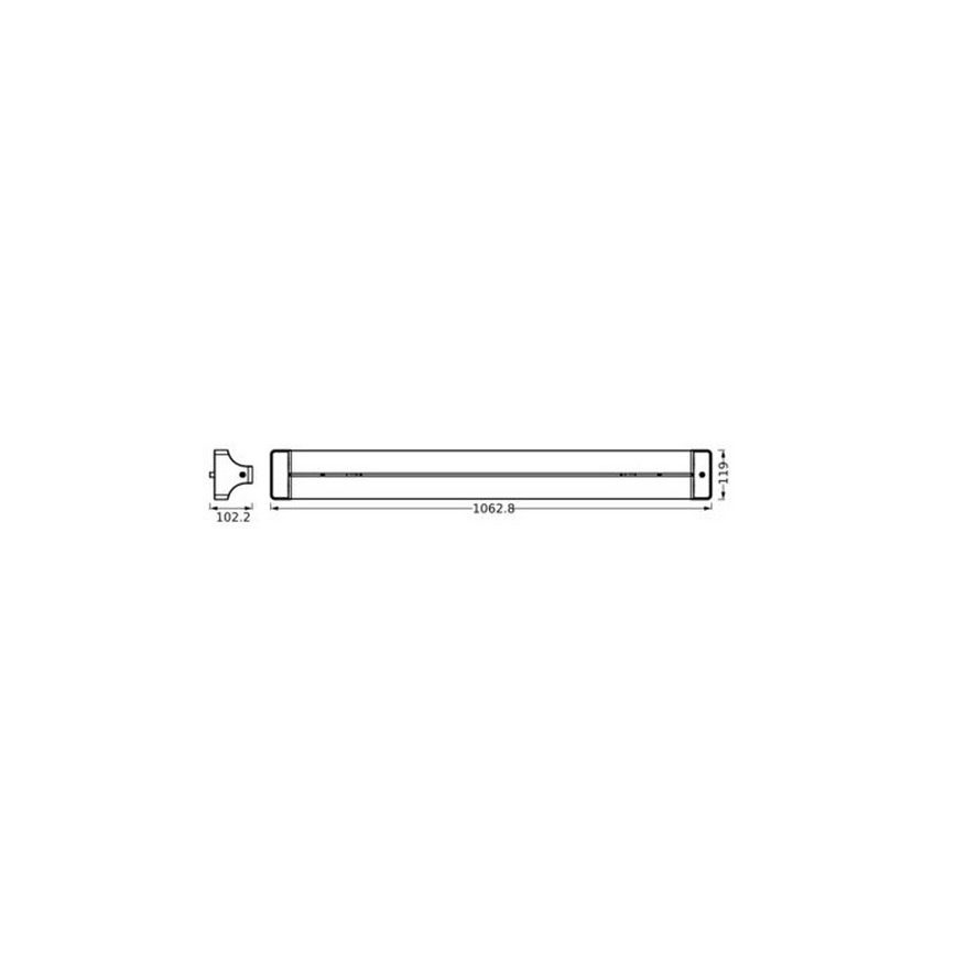Ledvance - LED loftlampe OFFICE LINE LED/42W/230V 106 cm