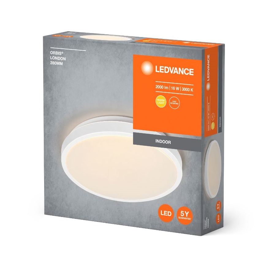 Ledvance - LED loftlampe ORBIS LONDON LED/16W/230V hvid