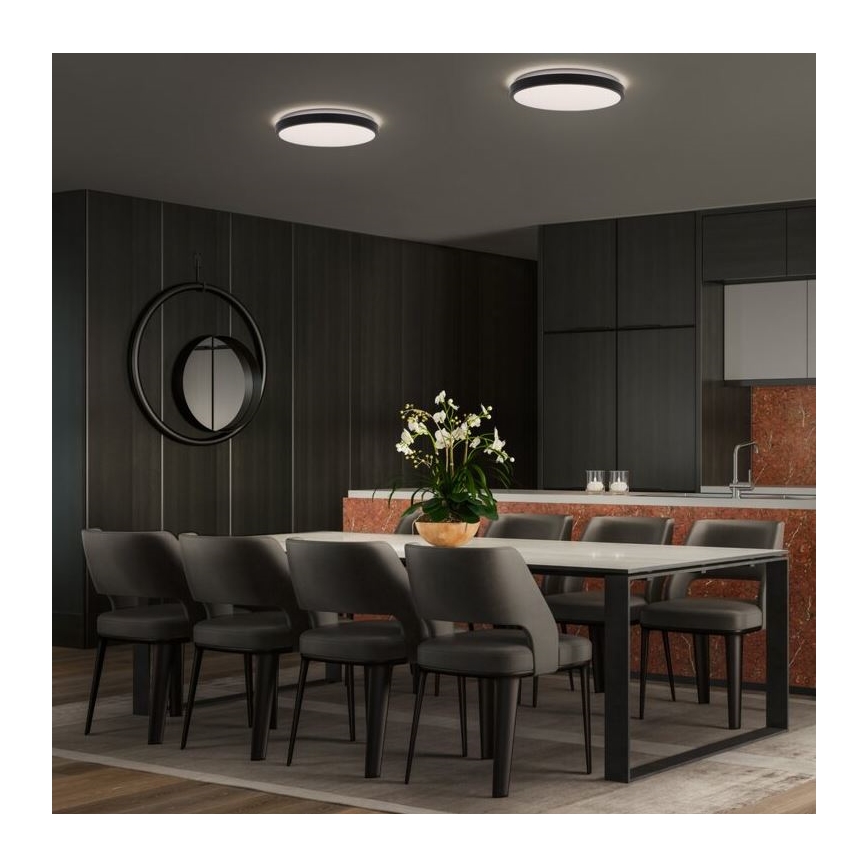 Ledvance - LED loftlampe ORBIS LONDON LED/24W/230V sort
