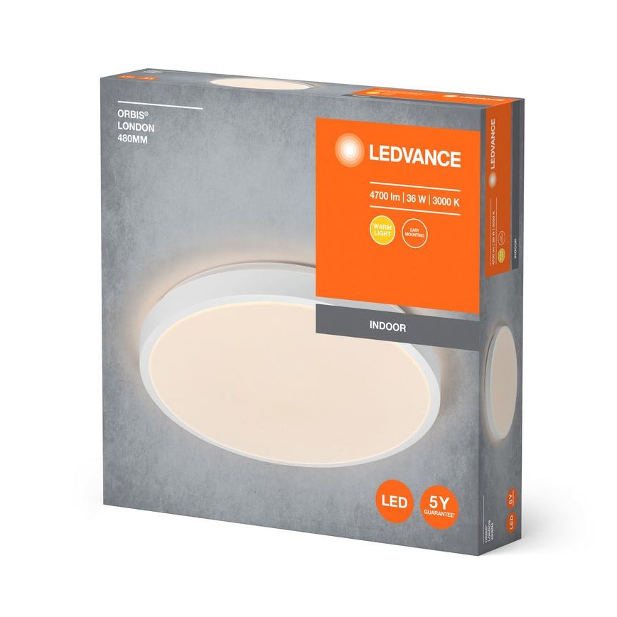 Ledvance - LED loftlampe ORBIS LONDON LED/36W/230V hvid