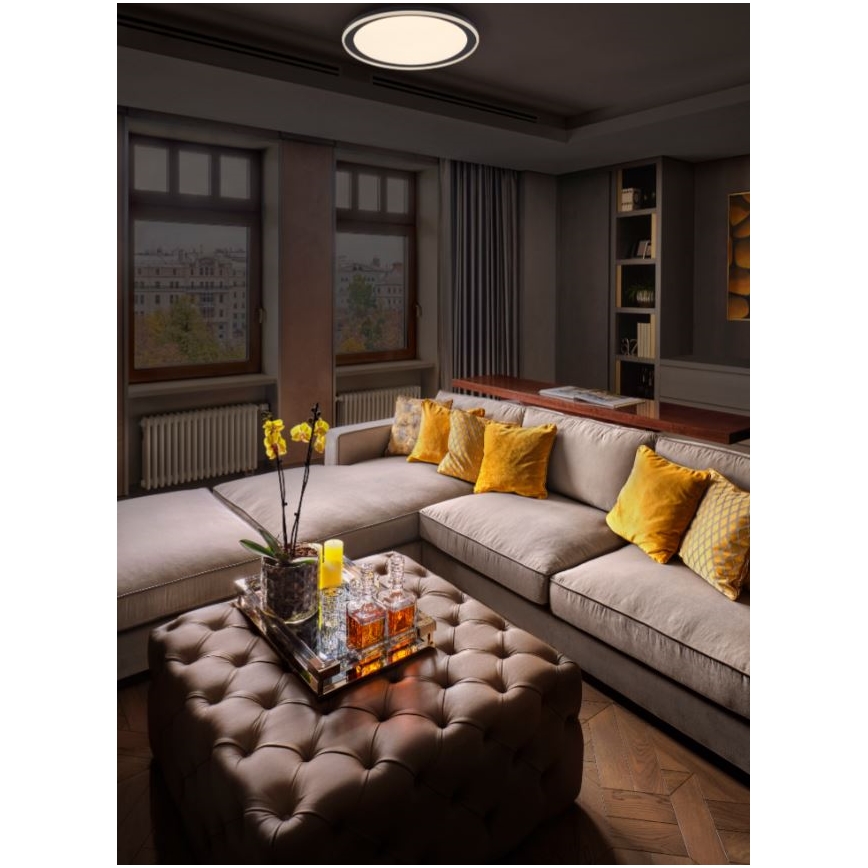 Ledvance - LED loftlampe ORBIS PEDERSON LED/24W/230V diameter 45 cm sort