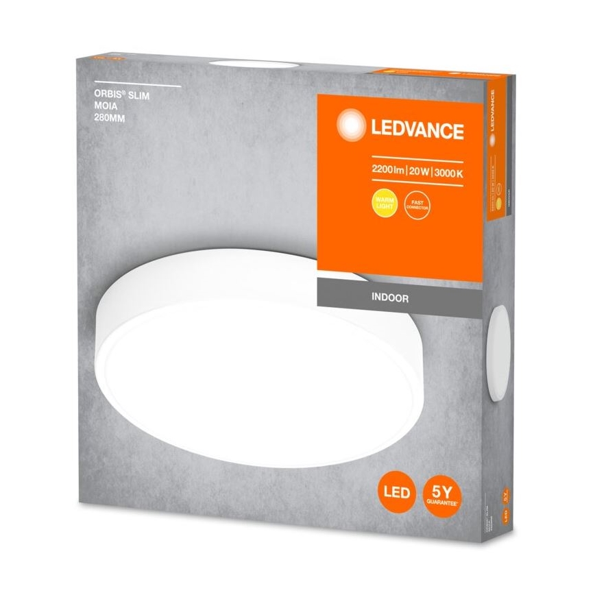 Ledvance - LED loftlampe ORBIS SLIM LED/20W/230V hvid