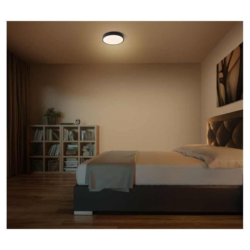 Ledvance - LED loftlampe ORBIS SLIM LED/20W/230V sort