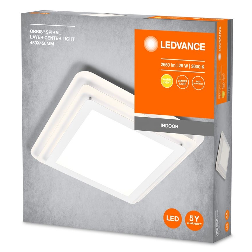 Ledvance - LED loftlampe ORBIS SPIRAL LED/26W/230V