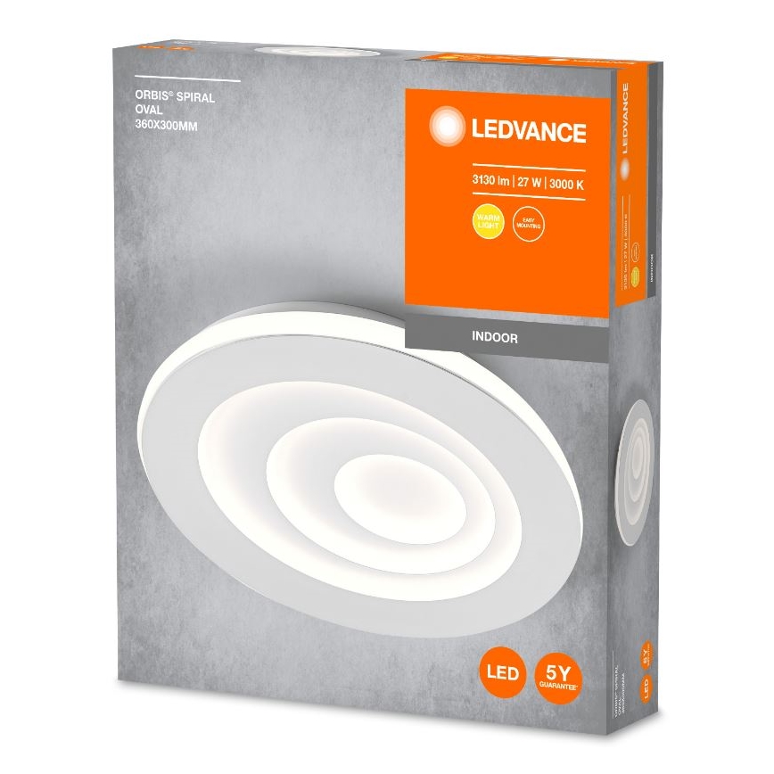 Ledvance - LED loftlampe ORBIS SPIRAL LED/27W/230V