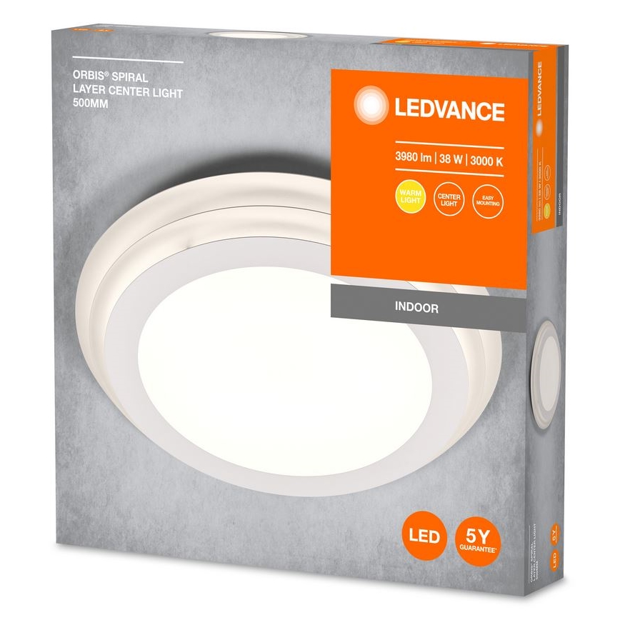 Ledvance - LED loftlampe ORBIS SPIRAL LED/38W/230V