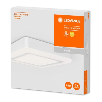 Ledvance - LED loftlampe SQUARE LED/18W/230V