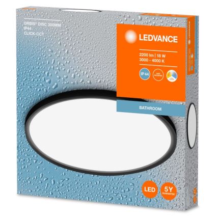 Ledvance - LED loftlampe til badeværelse DISC LED/18W/230V 3000/4000K IP44