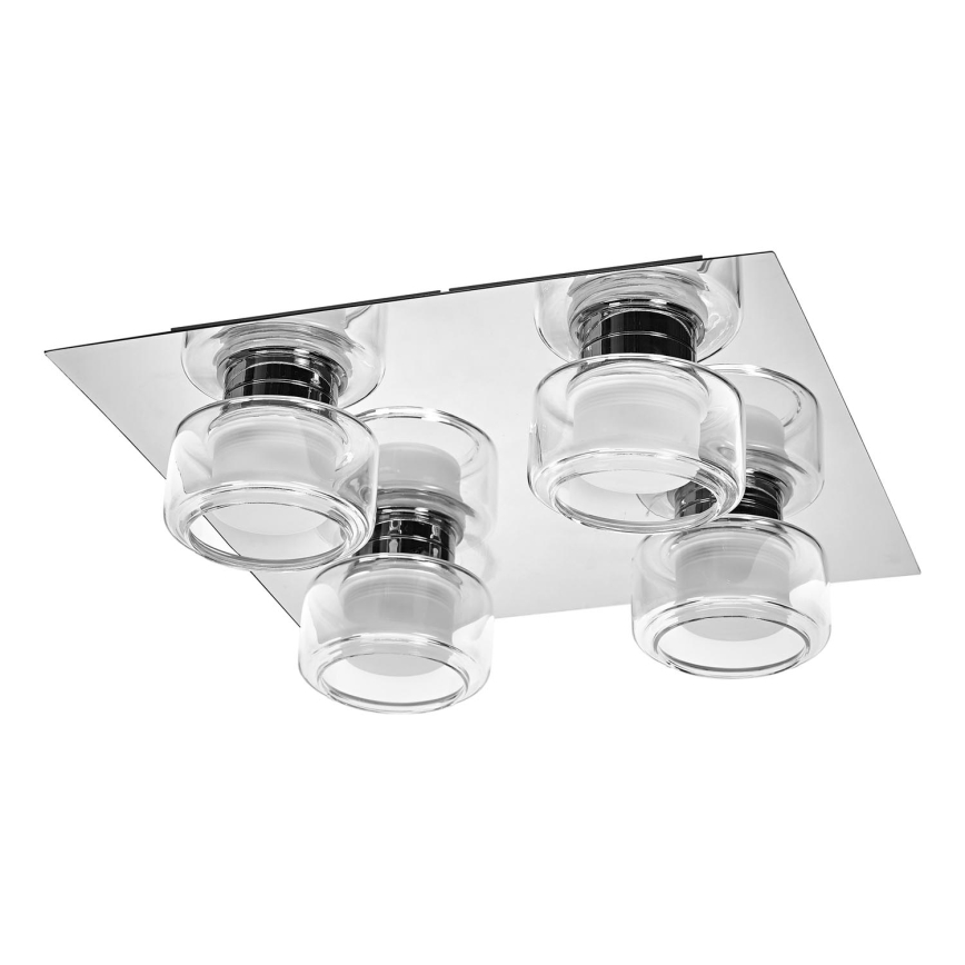 Ledvance - LED loftlampe til badeværelse ORBIS FLAME 4xLED/5,5W/230V 3000/4000K IP44 krom