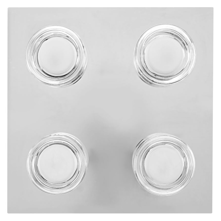 Ledvance - LED loftlampe til badeværelse ORBIS FLAME 4xLED/5,5W/230V 3000/4000K IP44 krom