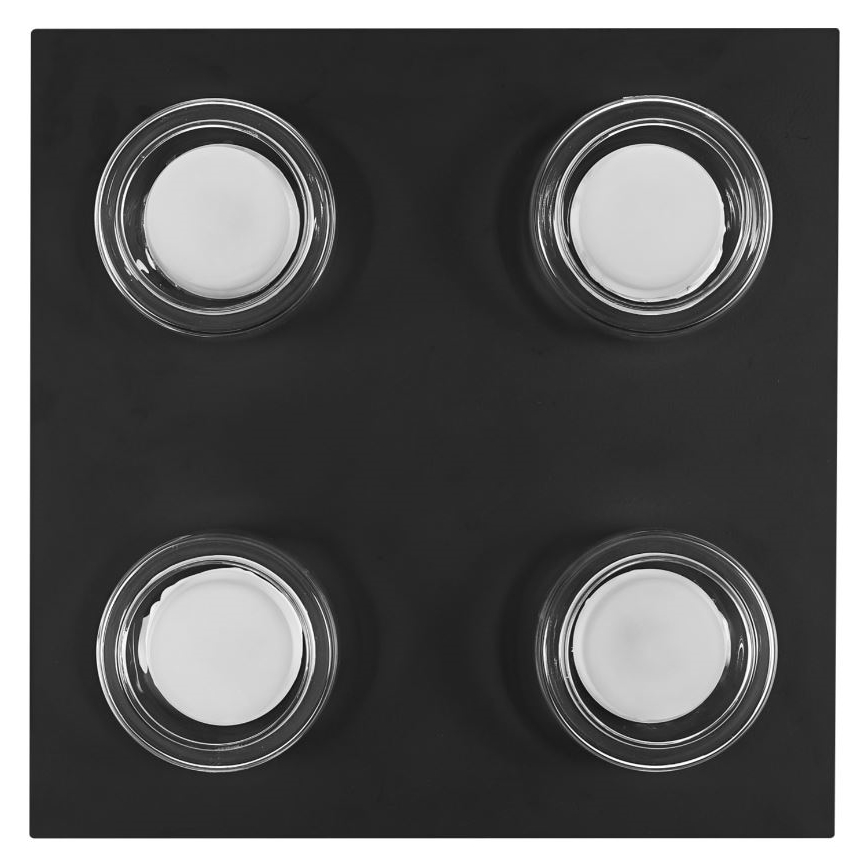 Ledvance - LED loftlampe til badeværelse ORBIS FLAME 4xLED/5,5W/230V 3000/4000K IP44 sort