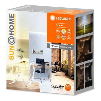 Ledvance - LED lysbånd dæmpbart SUN@HOME FLEX 3m LED/13,5W/230V 2200-5000K Wi-Fi CRI 95