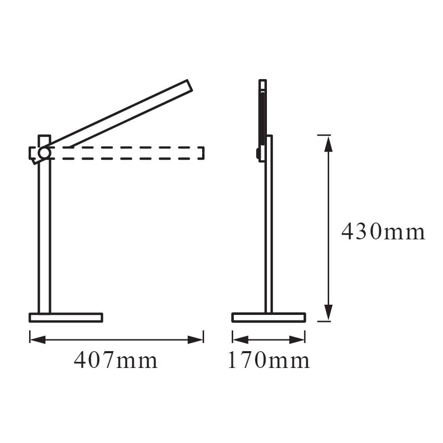 Ledvance - LED lysdæmper bordlampe PANAN LED/7W/230V