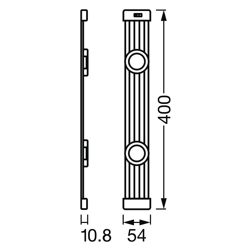 Ledvance - LED møbellampe med sensor dæmpbar LINEAR 2xLED/3,5W/230V