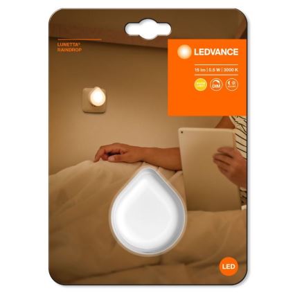 Ledvance - LED natlampe dæmpbar LUNETTA LED/0,5W/230V til stikkontakt