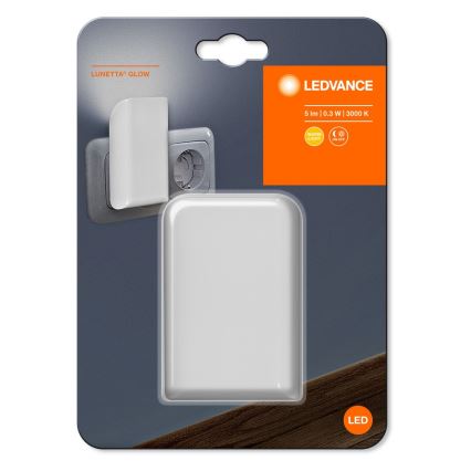 Ledvance - LED natlampe med sensor LUNETTA LED/0,28W/230V 3000K