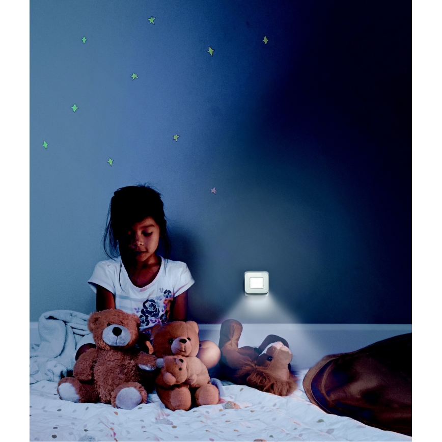 Ledvance - LED natlampe med sensor LUNETTA LED/0,2W/230V