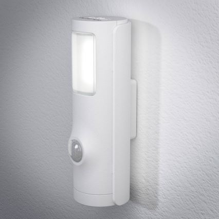 Ledvance - LED natlampe med sensor NIGHTLUX LED/0,35W/3xAAA IP54