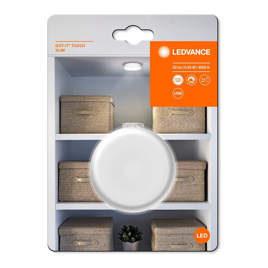 Ledvance - LED orienteringslampe dæmpbar DOT-IT LED/0,45W/5V 500 mAh