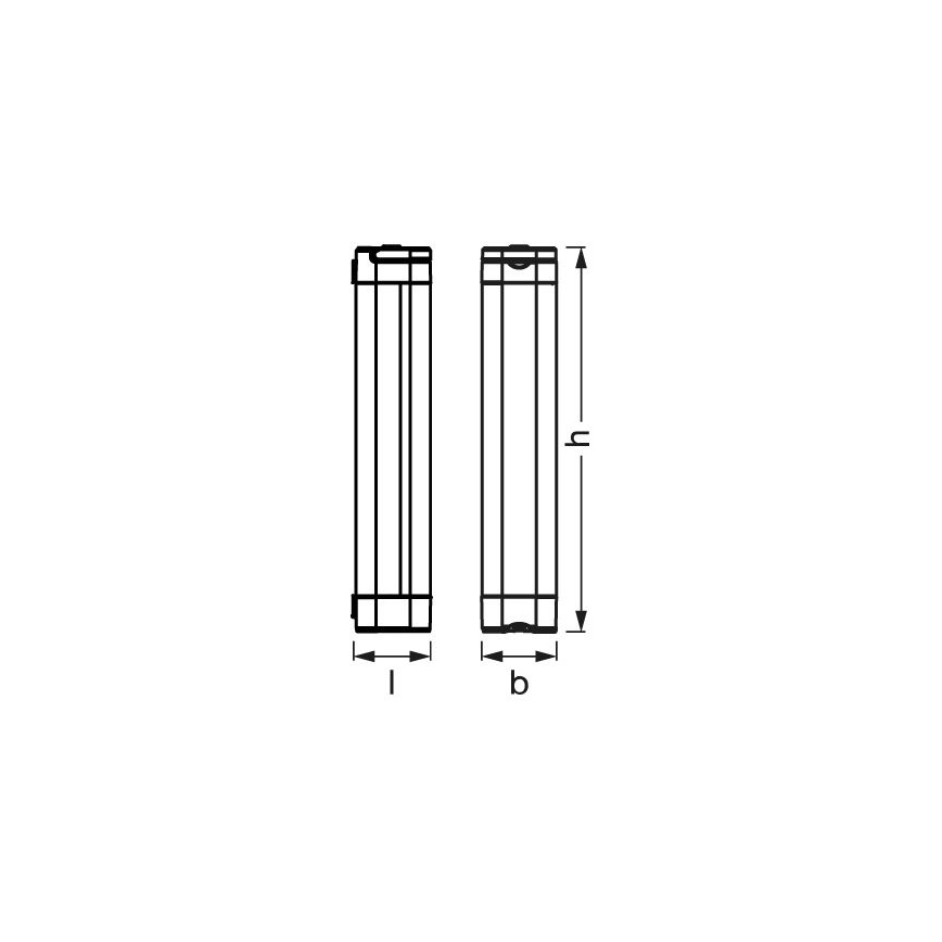 Ledvance - LED orienteringslampe dæmpbar LINEAR LED/6,9W/5V 2200 mAh IP54