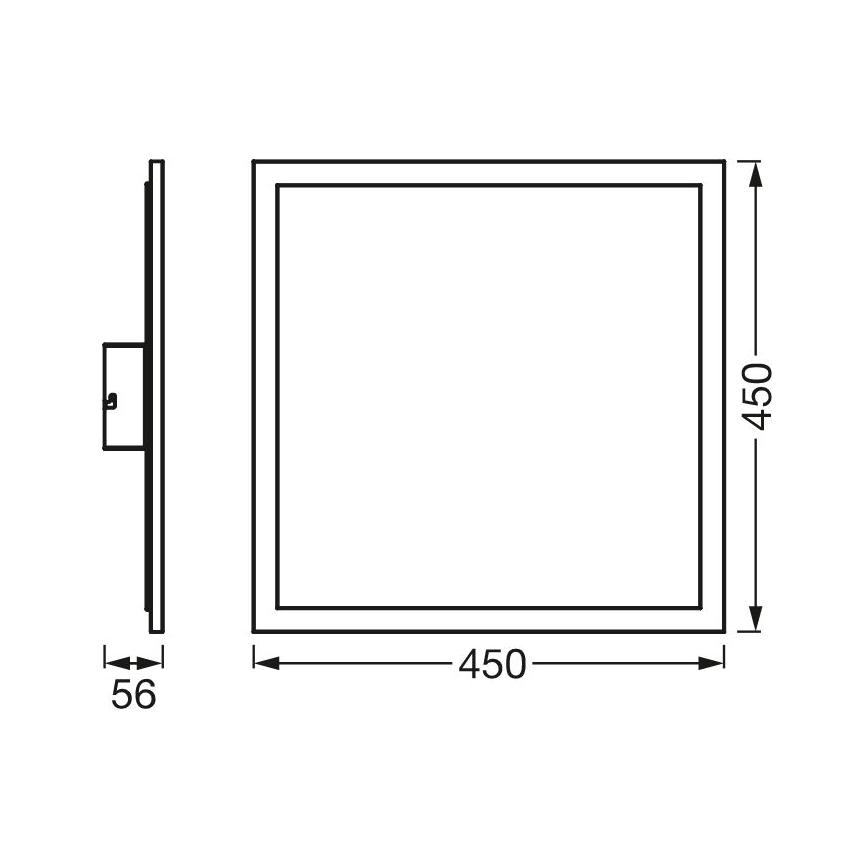 Ledvance - LED panel dæmpbart RGBW-farver SMART+ PLANON LED/28W/230V Wi-Fi + fjernbetjening