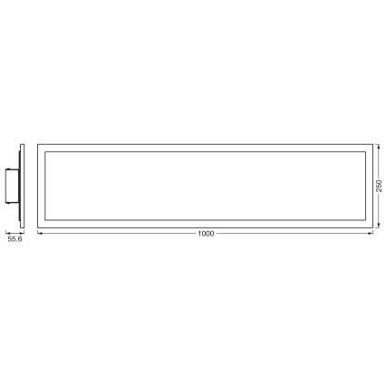 Ledvance - LED panel dæmpbart RGBW-farver SMART+ PLANON LED/30W/230V 3000-6500K Wi-Fi + fjernbetjening