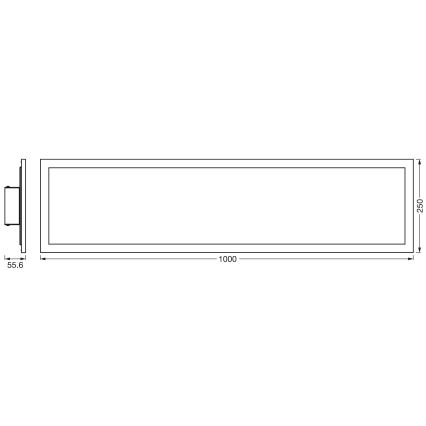 Ledvance - LED panel RGBW-farver SMART+ PLANON LED/30W/230V 3000-6500K Wi-Fi + fjernbetjening