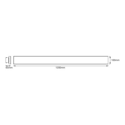 Ledvance - LED panel overflademonteret FRAMELESS LED/35W/230V 3000K