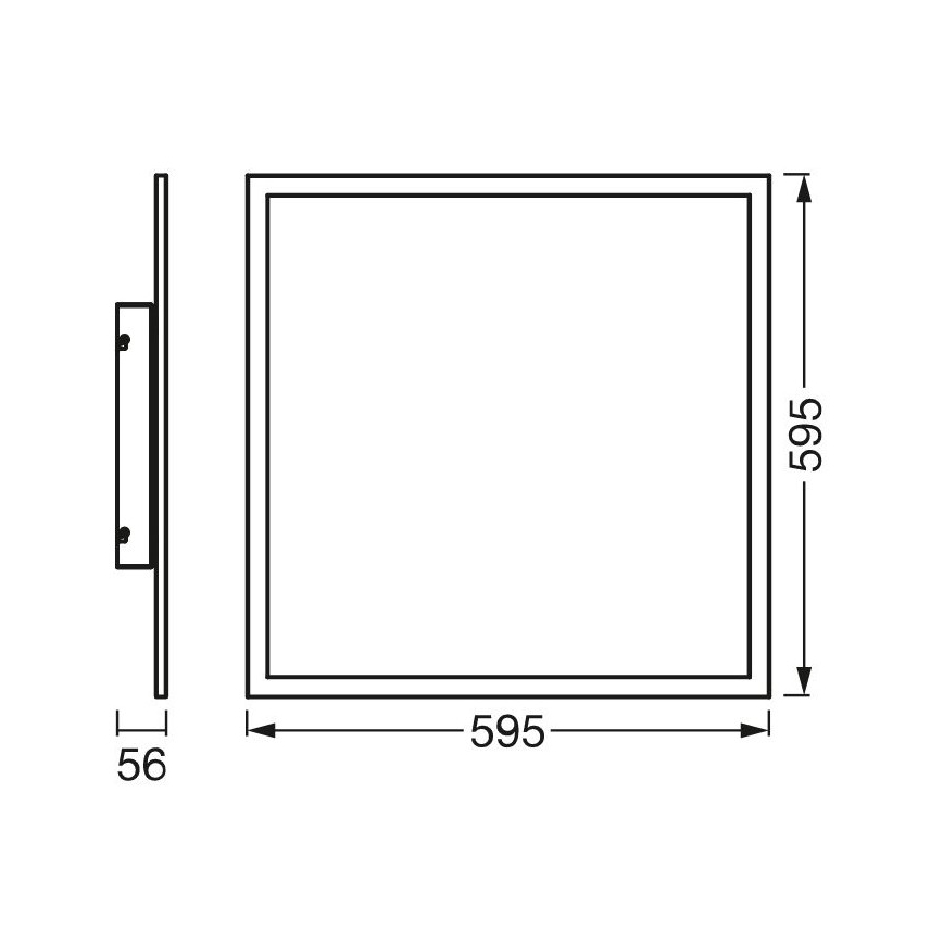 Ledvance - LED panel PLANON LED/40W/230V