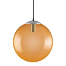 Ledvance - LED Pendel BUBBLE 1xE27/8W/230V orange diam. 30 cm