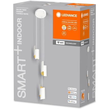 Ledvance - LED pendel dæmpbar SMART+ DECOR 3xLED/8W/230V hvid Wi-Fi