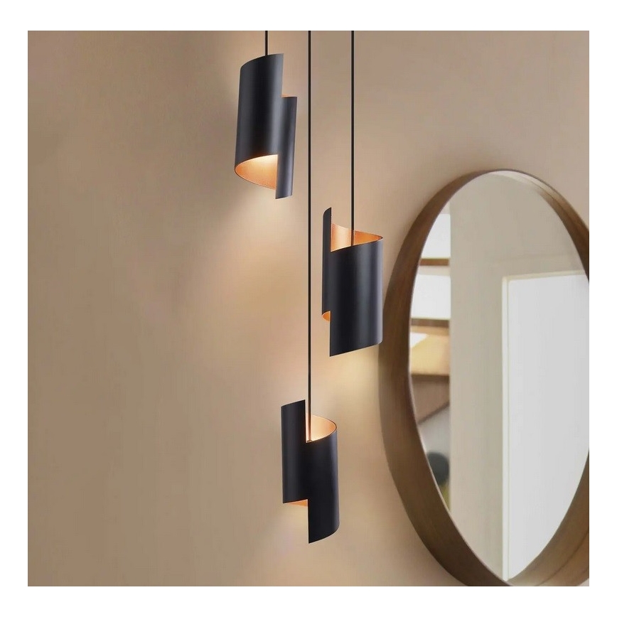 Ledvance - LED pendel dæmpbar SMART+ DECOR 3xLED/8W/230V sort Wi-Fi