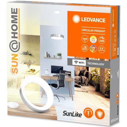 Ledvance - LED pendel dæmpbar SUN@HOME CIRCULAR LED/18,5W/230V Wi-Fi