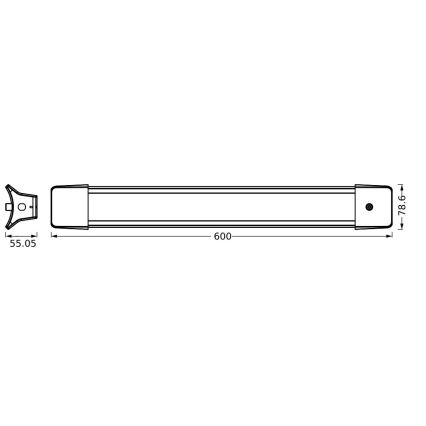 Ledvance - LED pendel med kædeophæng OFFICE LINE LED/24W/230V 4000K