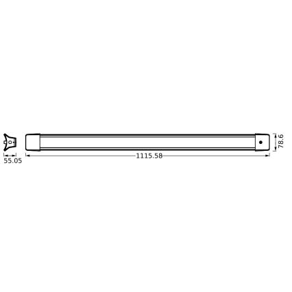 Ledvance - LED pendel med kædeophæng OFFICE LINE LED/41W/230V 4000K