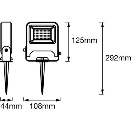 Ledvance - LED projektør ENDURA LED/10W/230V IP65