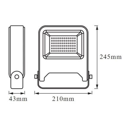 Ledvance - LED projektør ENDURA LED/50W/230V IP65