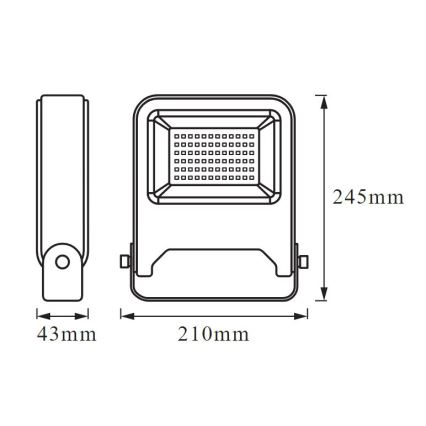 Ledvance - LED projektør ENDURA LED/50W/230V IP65