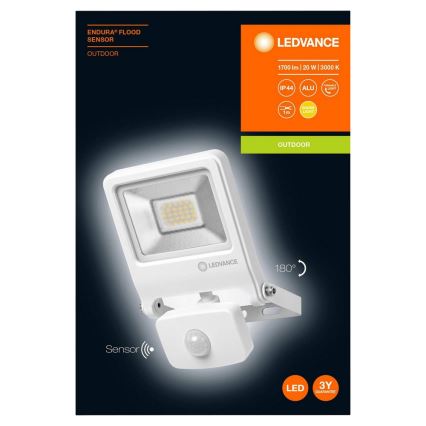 Ledvance - LED projektør med sensor ENDURA LED/20W/230V IP44