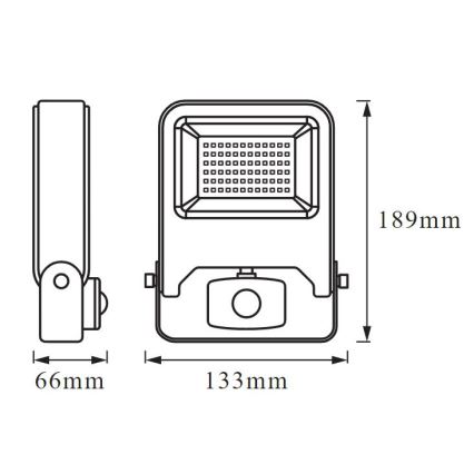 Ledvance - LED projektør med sensor ENDURA LED/20W/230V IP44