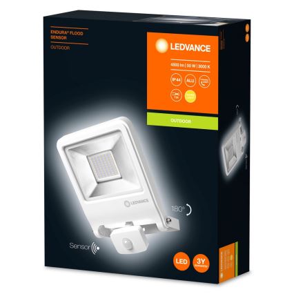 Ledvance - LED projektør med sensor ENDURA LED/50W/230V IP44