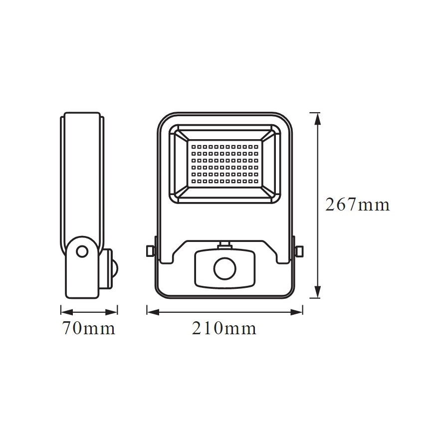 Ledvance - LED projektør med sensor ENDURA LED/50W/230V IP44